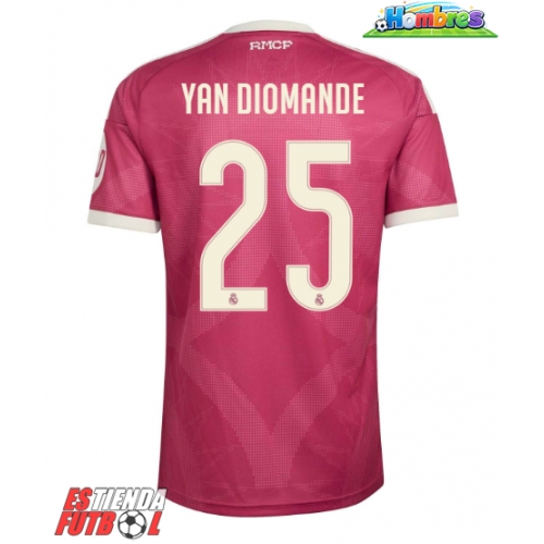 Real Madrid Yan Diomande #25 Tercera Equipación 2026-27 Manga Corta